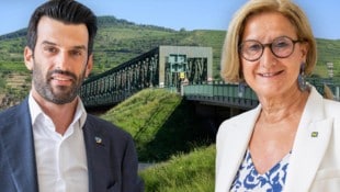 Kündigen Ersatz für Donaubrücke Stein-Mautern während der Sanierungsarbeiten an: Landeshauptfrau ...