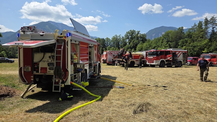 Drei Freiwillige Feuerwehren waren im Einsatz. 