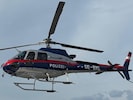Auch der Polizeihubschrauber war im Einsatz.