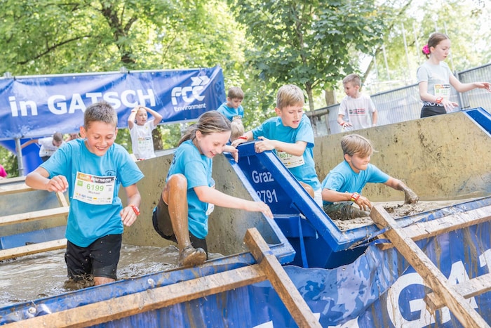Schon am Freitag bewiesen Hunderte Kinder beim Juniorbewerb, wie die Herausforderung zu meistern ...