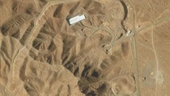 Ein Satellitenbild der iranischen Atomanlage Fordo