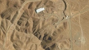 Ein Satellitenbild der iranischen Atomanlage Fordo
