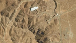 Ein Satellitenbild der iranischen Atomanlage Fordo
