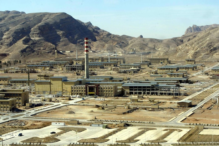 Das iranische Kernkraftwerk Isfahan südlich von Teheran