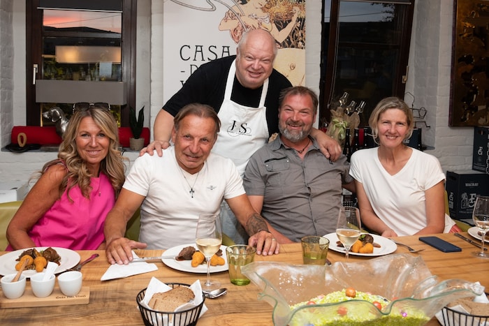 Maria und Dieter Leeb von der Firma Eurotor sowie Andreas und Doris Sederl von der Mohr-Sederl ...
