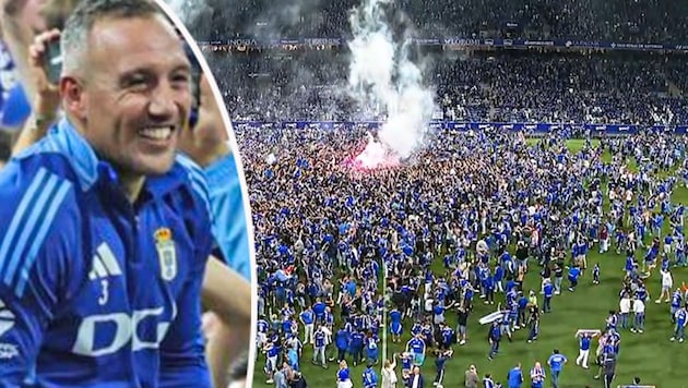 Real Oviedo steht kopf – und liegt seinem Helden Santi Cazorla zu Füßen.