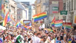 Die Pride war ein buntes und fröhliches Fest.