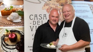 Kultur.Sommer.Semmering-Intendant Florian Krumpöck mit Szene-Caterer Jürgen Steinbrecher – ...