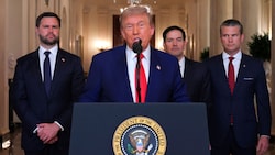 Bilder, die in die Geschichte eingehen werden – Trump erklärte an der Seite Israels den Eintritt ...