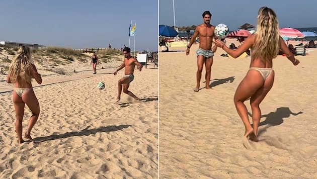 Ana Maria Markovic und Tomas Ribero lieben das Leben. Und den Fußball.