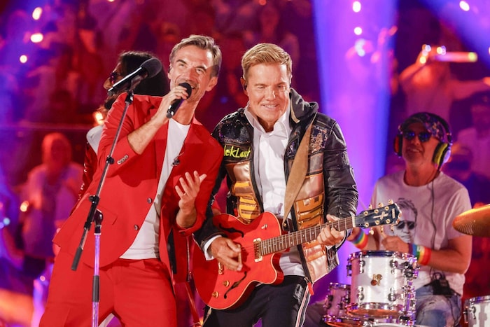 Kaum zu glauben: Florian Silbereisen und Dieter Bohlen machten gemeinsame Sache.