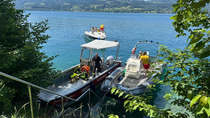 Die Taucheinstiegsstelle Ofen am Attersee