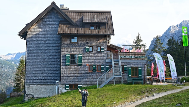 Die Familie hatte in der Gablonzer Hütte genächtigt
