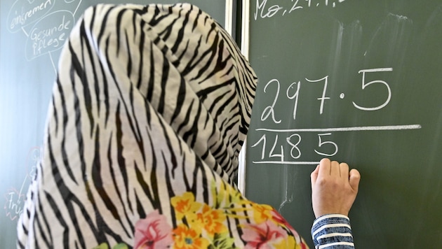 Das Kopftuch bei Mädchen sorgt für heftige Debatten.