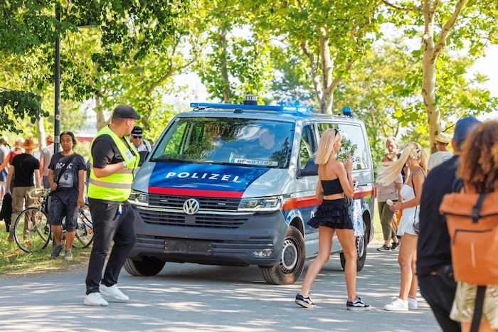 Auf dem Donauinselfest sind mehrere hundert Exekutivbedienstete vor Ort. 