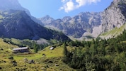 Der Mann hatte in der Sarotlahütte übernachtet, bevor er Richtung Zimbajoch aufbrach. 