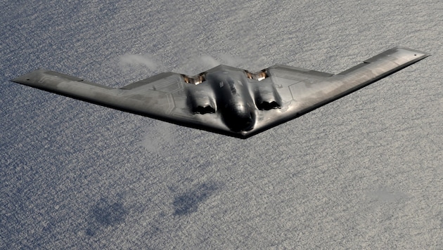 Die B2-Bomber haben eine Spannweite von 52 Metern, sind trotzdem fürs Radar fast unsichtbar.