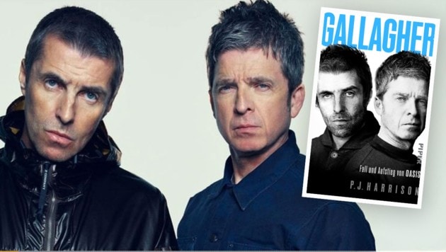 Brothers – not in arms: Liam (l.) und Noel Gallagher von Oasis prägt von Kindesbeinen an eine ...