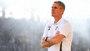 Erfolgstrainer Didi Kühbauer bittet am Montag zum WAC-Trainingsstart.
