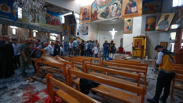 Die Kirche steht in der syrischen Hauptstadt Damaskus. 