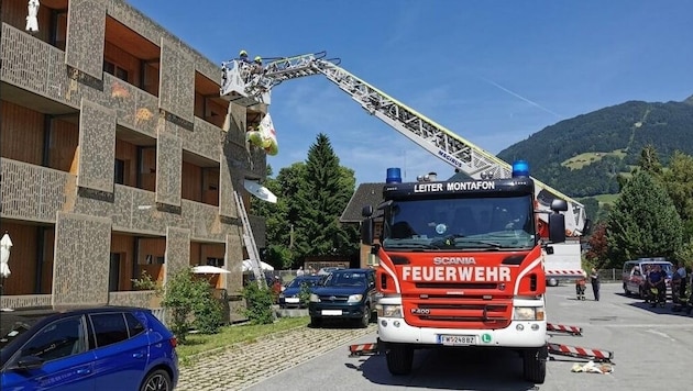 Die Feuerwehren aus St. Gallenkirch und Schruns mussten mit 32 Mann ausrücken. 