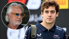 Alpine-Boss Flavio Briatore stärkt Franco Colapinto den Rücken.