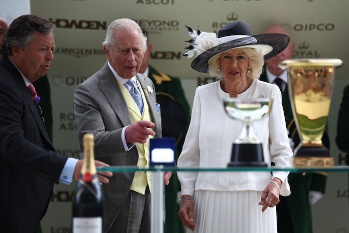 König Charles und Königin Camilla am Wochenende bei der Royal -Ascot-Preisverleihung.
