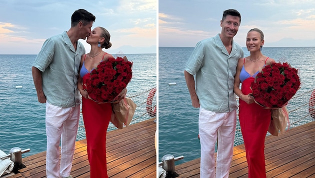 Robert Lewandowski und seine Anna genießen die Zeit zu zweit
