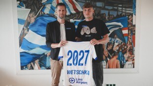 Matthias Wetschka unterschrieb eineacn Zweijahresvertrag.