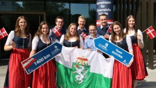 Das Team Steiermark bei den Euroskills 2025 im dänischen Herning: Eva Manninger (Grafik-Design), ...