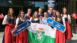 Das Team Steiermark bei den Euroskills 2025 im dänischen Herning: Eva Manninger (Grafik-Design), ...