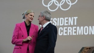 Kirsty Coventry und Thomas Bach