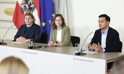 Korinna Schumann, Claudia Plakolm und Yannick Shetty verkündeten den Startschuss für das ...