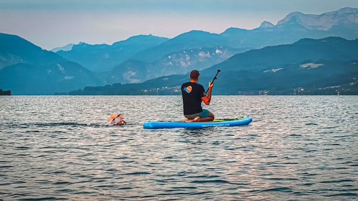 Mit dem Attersee hat Bernhard sein Projekt „The Alpine Seven“ gestartet. 