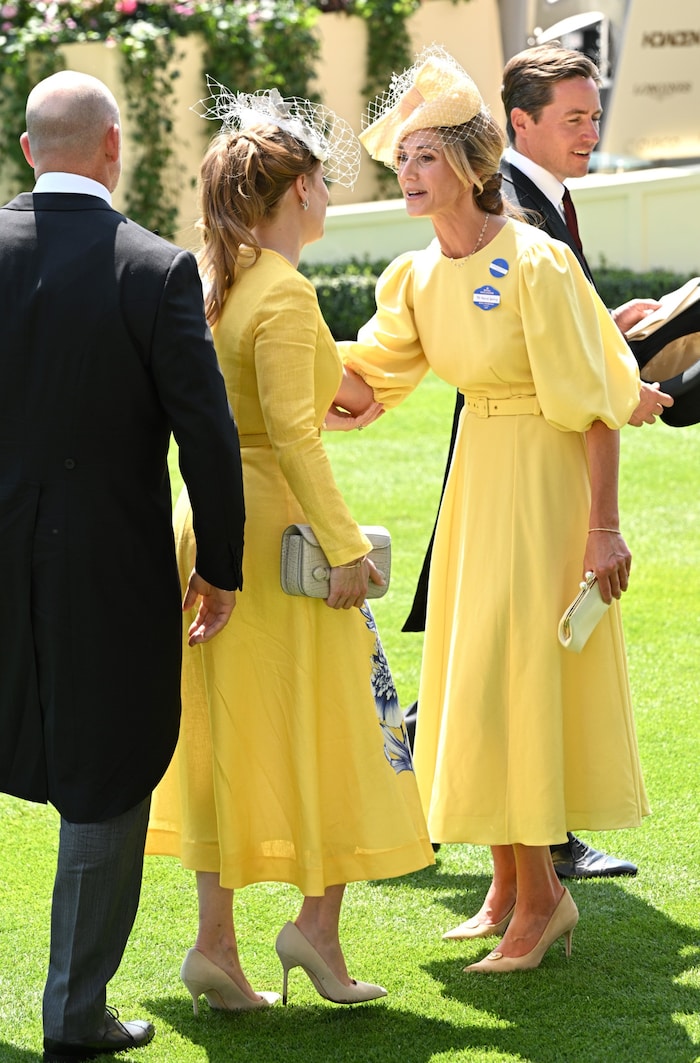 Gelbe Eleganz in Ascot! Harriet Sperling und Prinzessin Beatrice zeigen sich im angesagtesten ...