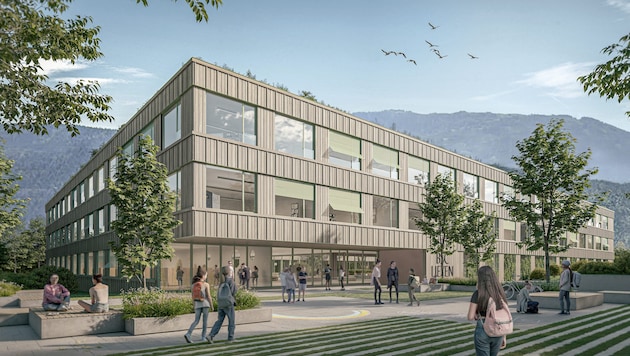 So soll der neue Bundesschulcluster in Liezen aussehen