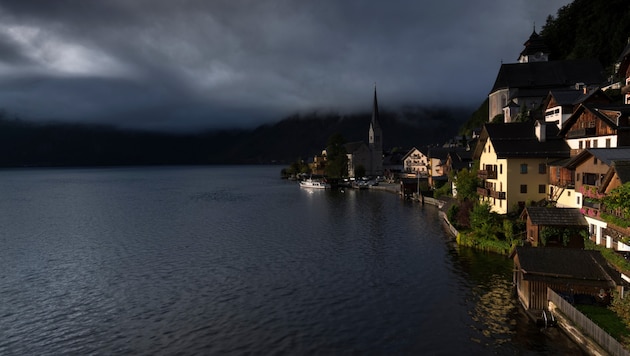 Auch am Hallstätter See ist am Montag Gewitter zu erwarten. Auch Windböen sind gegen 18 Uhr ...