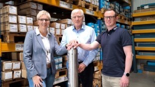 Teamgeist: Geschäftsführerin Birgit Rafetseder, Gründer Friedrich Puhm und Mitarbeiter Martin ...