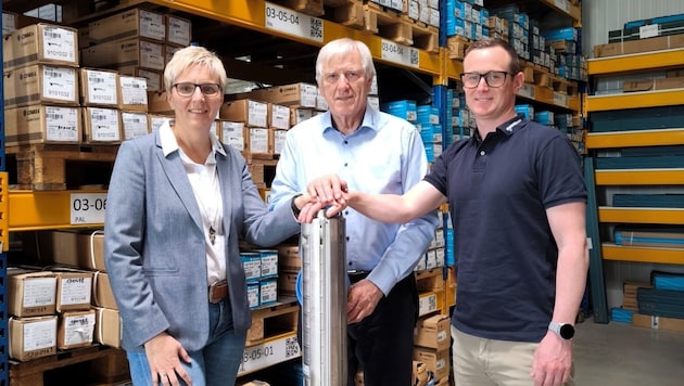 Teamgeist: Geschäftsführerin Birgit Rafetseder, Gründer Friedrich Puhm und Mitarbeiter Martin ...