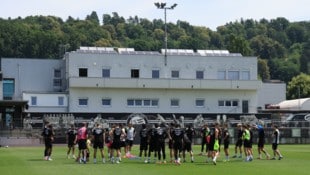 Sturm versammelte sich erstmals in der Vorbereitung wieder zum Training.