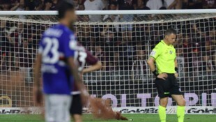 Dramatische Szenen im Abstiegsduell zwischen Salernitana und Sampdoria Genua.