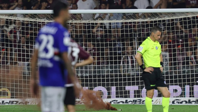 Dramatische Szenen im Abstiegsduell zwischen Salernitana und Sampdoria Genua.