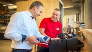 Gemeinsam stark: Chef Jürgen Gottwald und Servicetechniker Christian Fraisl