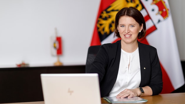 Agrar-Landesrätin Michaela Langer-Weninger (ÖVP) präsentierte am Mittwoch Details zum Budget für ...