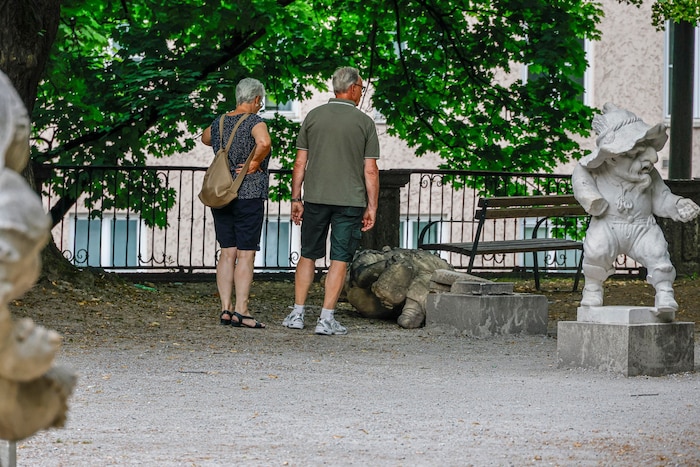 Etliche Touristen trauten am Montagmorgen ihren Augen nicht.