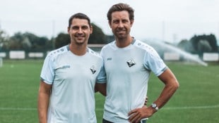 Alte Freunde: Martin Kobras und Sebastian Brandner.