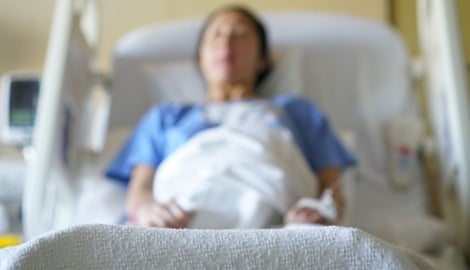 Mittlerweile muss man auch schon für Luxusbett im Spital warten.