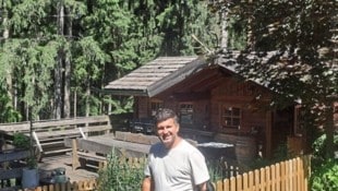 Auf seiner Hütte in der Obersteiermark kommt Andi Schicker immer zur Ruhe.