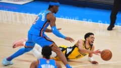 Pacers-Star Tyrese Haliburton hat sich im letzten Spiel der NBA-Finalserie die Achillessehne im ...