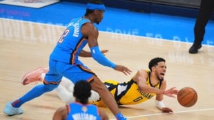 Pacers-Star Tyrese Haliburton hat sich im letzten Spiel der NBA-Finalserie die Achillessehne im ...